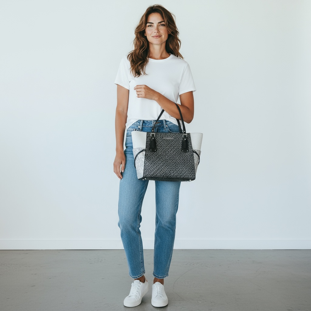 Michael Kors Jet Set Logo Tote